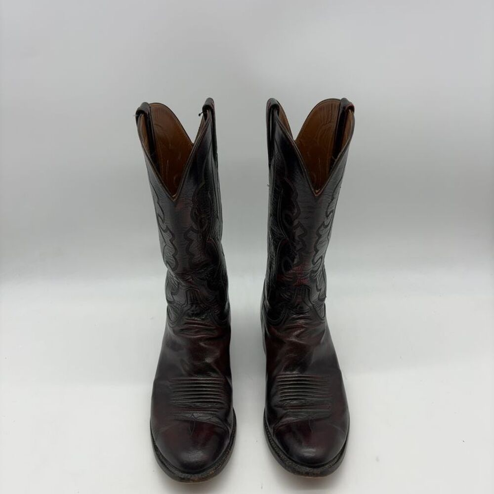 Lucchese Men's Black Cherry Cowboy Boots